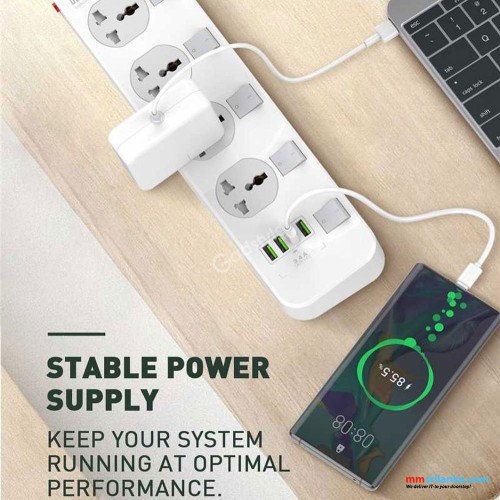 LDNIO SC4408 4 Power Socket + 4 USB Defender Series 2500W (6M)